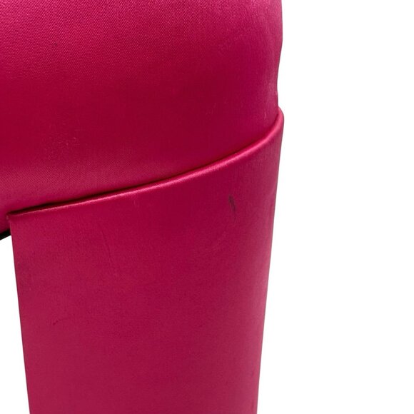 Steve Madden Pink Platform Boots Sz 9 M Sock Pull On Barbie Chunky Heel - Picture 8 of 16